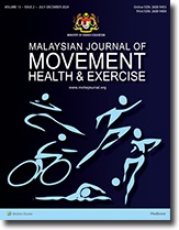 Malaysian Journal of Movement, Health & Exercise cover